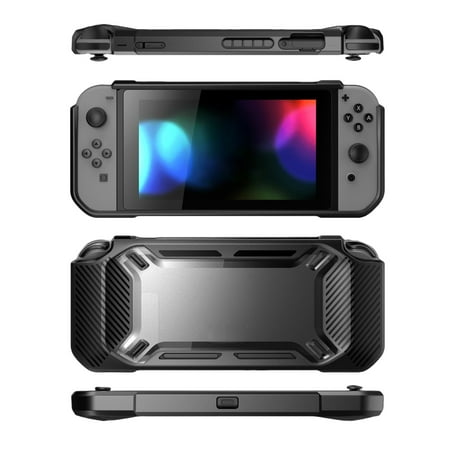 - EEEKit Case for Nintendo Switch, Heavy Duty Slim Rubberized Snap on Hard Case Cover, 3 Pack Crystal Clear Screen Protector Film for Nintendo Switch
