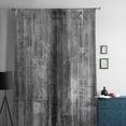 thumbnail image 5 of Gray Semi Sheer Curtains Drapes for Living Room, Bedroom, French Doors Window 54 Inches Long, Retro Oil Painting Modern Abstract Art Aesthetics Rod Pocket Chiffon Curtain Drapery Voile Drape Panel, 5 of 6