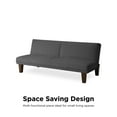 DHP Dillan Convertible Futon, Gray