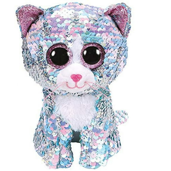 Ty - Beanie Boos - Flippables Whimsy Blue Cat 6"