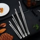 thumbnail image 3 of Moyic Pinzas para barbacoa de acero inoxidable, varios tamaños, pinza para asar, pan, bistec, utensilios para hornear, hogar, restaurante, Picnic, Type3 NO3 Moyic HA009877-03, 3 of 6
