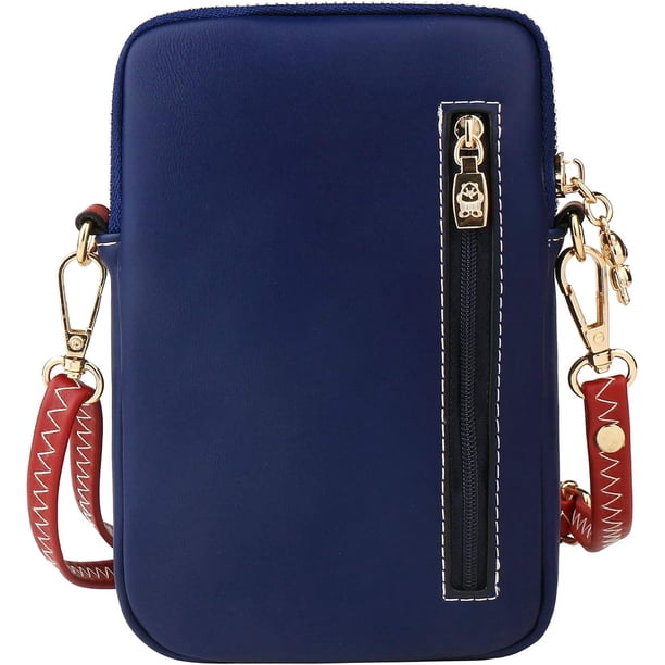Small Crossbody Phone Bag for Women Leather Cute Cat Cellphone