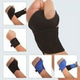 thumbnail image 3 of Compression Support Wrist Brace for Strength Training - Nylon & SBR Material, Breathable Protection for Basketball, Weightlifting & Pull-Ups - 15.3x3.0in, 24g, Blue Single Piece, 3 of 6