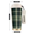 thumbnail image 3 of Stainless Steel Coffee Cup 7.7×2.6×3.5in Tapered Design Nylon Woven Wrist Strap Portable Durable Cup Bottom With Non-Slip Sticker Springgreen Buffalo Plaid Check Tartan Scotland_99154_4, 3 of 8