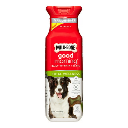 Milk-Bone Bonjour quotidien de vitamine Treats bien-être total - 75 CT