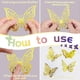 thumbnail image 3 of 96 Decoraciones de Pared de Mariposas - Pegatinas Metálicas 3D para Fiestas, Bodas y Decoración de Habitaciones, Color Dorado, 3 of 7