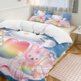 thumbnail image 6 of Hello Kitty 3-Piece Comforter Set for Bedroom, Hello Kitty Bedding Set for Kids Adults, Soft Microfiber Duvet Cover Set with Zipper Closure, 1 Duvet Cover + 2 Pillow Covers, 6 of 8
