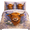 Us Twin (68x88), variant on Lotusprint LLC 2D Print Highland Cow Floral Personalized Bedding Set (104x88), Farm Animal Vintage Design