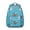 Blue, variant on Bohemian Hippie Style Outdoor Backpack for Students, Large Capacity, Wear-Resistant and Waterproof, Pastoral Stripes Pattern School Backpack with Comfortable Padding and Adjustable Straps