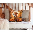 thumbnail image 3 of Vizsla Fall Fabric Decorative Pillow 14 in x 14 in, 3 of 4