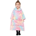 thumbnail image 1 of Sudadera portátil con capucha que brilla en la oscuridad para niños de 2 a 6 años, 1 of 7