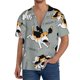 thumbnail image 1 of Fotbe Funny Beagle Active Dog Camisa Estampada de Manga Corta para Hombre, Casual de Verano, Estilo Playero, Sin Arrugas-X-Large, 1 of 5