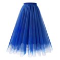 thumbnail image 3 of Sngxgn Women's High Waist Ruched Bodycon Midi Skirt(Blue,S), 3 of 3