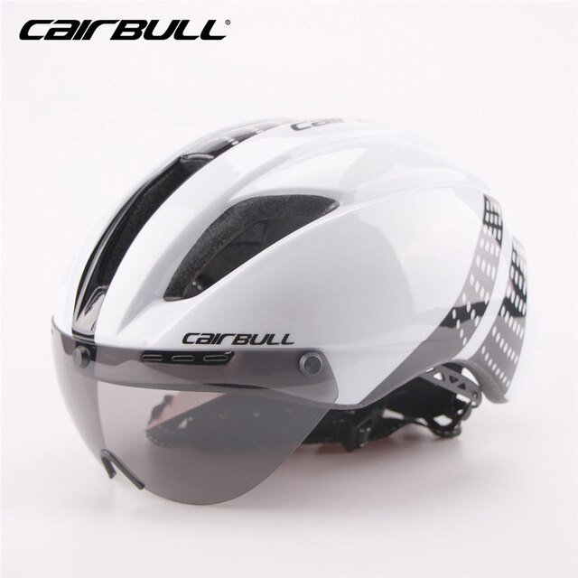 Casco aerodinámico de seguridad para hombre, accesorio deportivo de 280g con 3 lentes, para ciclismo de carretera Fivean Cascos de ciclismo