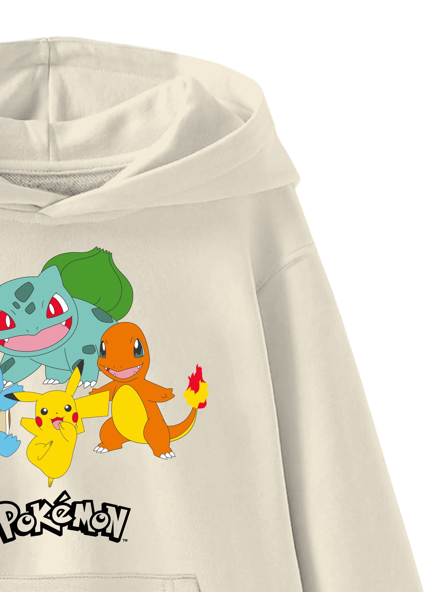 Pokemon Kids Graphic Fleece Hoodie with Long Sleeves, Sizes 6-18