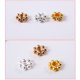 thumbnail image 4 of Minnieouse Joyería flor cuenta brazalete pendiente collar hecho en casa DIY hacer artesanías encontrar piezas de repuesto Ropa, zapatos y accesorios Miscelánea Plata Minnieouse AP015402-01, 4 of 6