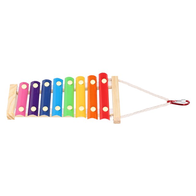 Spptty Hanging Chicken Sound Toy Parrot Rooster Pecking Xylophone Toy Decor with Different Sounds,Hanging Parrot Sound Toy, Hanging Chicken Parrot Sound Toy