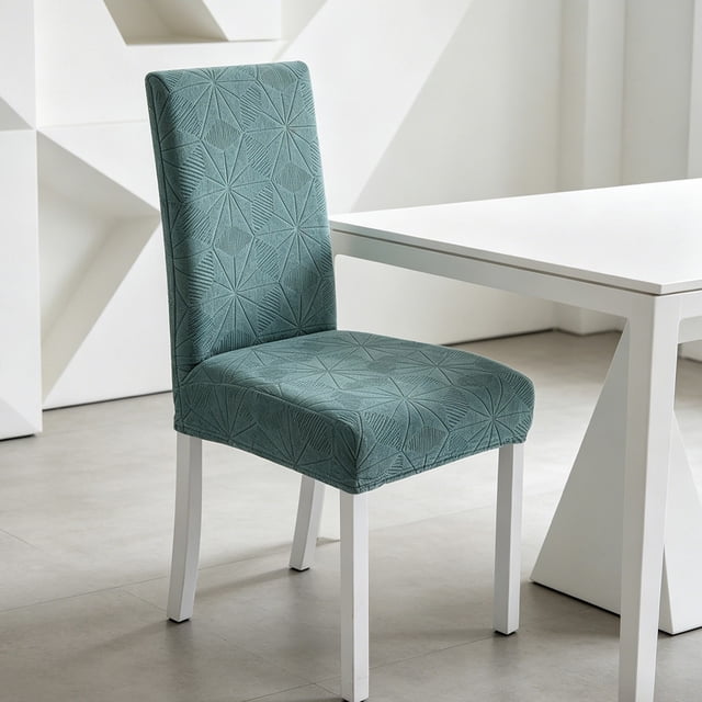 Funda elástica para silla de comedor, lavable, de tela, protectora | Funda elástica para el hogar, cocina y restaurante | Funda protectora ajustada para sillas