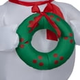 thumbnail image 5 of New Christmas Airblown Inflatables Yard Decoration Frosty with Scarf and Wreath, 5 ft, 5 of 6