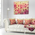 thumbnail image 2 of Designart Fantastic View of Wild Poppy Flowers - Flower Throw Pillow - 16x16, 2 of 4