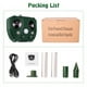 thumbnail image 3 of Repelente ultrasónico para gatos, repelente de gatos para exteriores, repelente solar impermeable para gatos y frecuencia ajustable, con alarma y luces intermitentes para repeler animales dañinos, 3 of 5