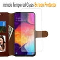thumbnail image 6 of Google Pixel 5A Case, [Not fit for Google Pixel 5/Google Pixel 4/ Pixel 4a], Included [Tempered Glass Screen Protector], Starshop Premium Leather Wallet Pocket Credit Card Slots-Brown, 6 of 7