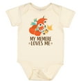 thumbnail image 3 of Inktastic My Memere Loves Me Fox Boys or Girls Baby Bodysuit, 3 of 5