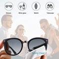 thumbnail image 5 of Estuche rígido para gafas, estuche portátil de cuero sintético para gafas de sol para hombres y mujeres., 5 of 5