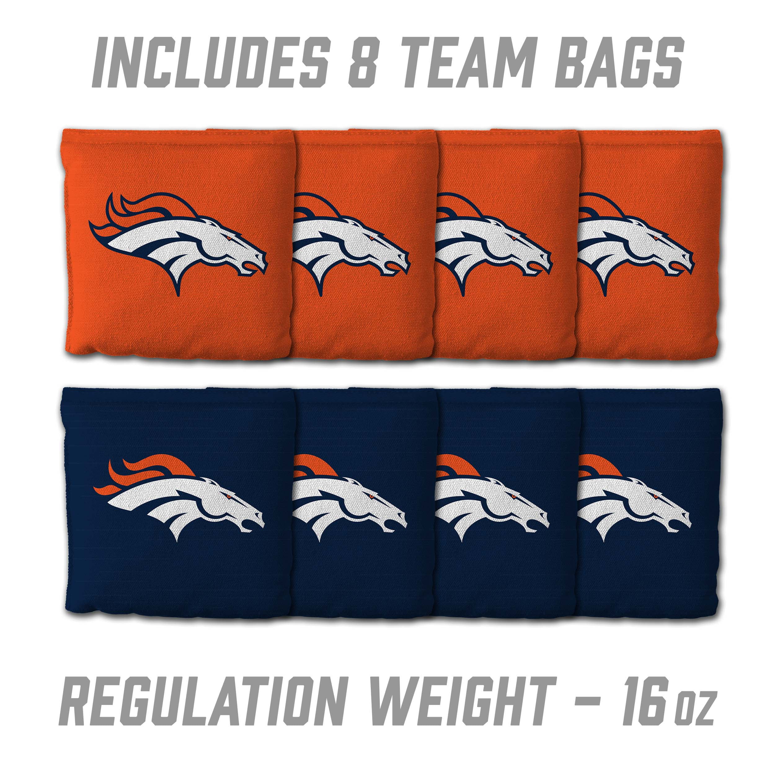 Denver Broncos 2x3 MDF Cornhole Game Set