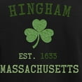 thumbnail image 3 of CafePress - Hingham Masschusetts Irish Women's Dark Pajamas - Women's Short Sleeve Print T-Shirt and Pants Dark Cotton Pajama Set, 3 of 7