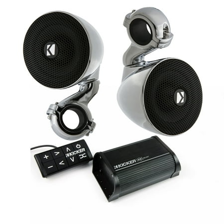 Kicker 40PXiBT502 Bluetooth amplifier/receiver and 3