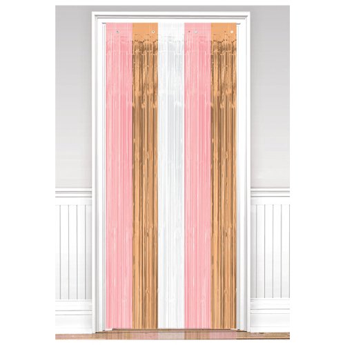 Rose Gold Foil Door Curtain (1ct)