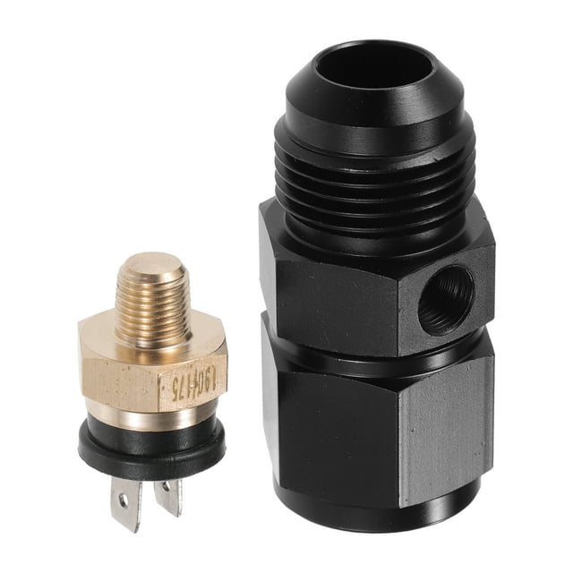 Unique Bargains 1 Set Auto Engine Temperature Cooling Fan Switch Thread-On AN Fitting Adapter 12AN 190'F On-175'F Off