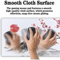 thumbnail image 5 of Large Mouse Pads White, Home Office Desk Pad Gaming Mat, Desk Mat Large Non-Slip Rubber Base Waterproof with Stitched Edges, 35.4 X 15.7 inch for Work/Game/Office Japan Traditional Painting, 5 of 6