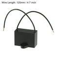 thumbnail image 4 of Uxcell 14uF 250V AC 2 Wires CBB61 Ceiling Fan Capacitor 1 Pack, 4 of 6
