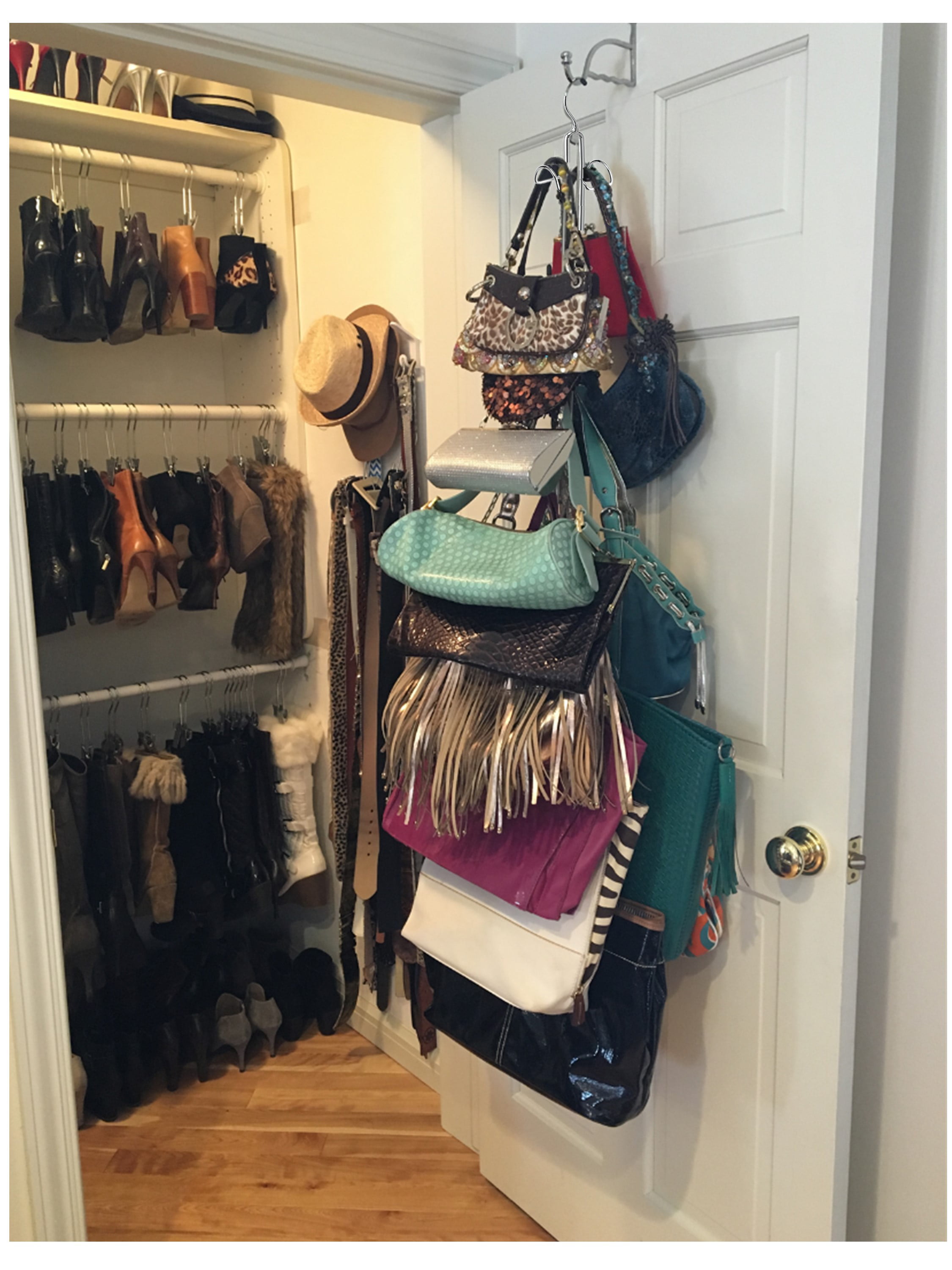 Hanging Purse Organizer Closet 4 Layers Wardrobe Space - Temu Canada