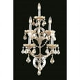 thumbnail image 2 of 2800 Maria Theresa Collection Wall Sconce W12in H29.5in Ext.11.5in Lt:5 Golden Teak Finish (Elements Golden Teak Crystals), 2 of 2