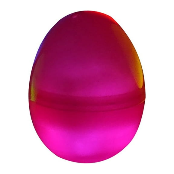 WORGEOUS 6-Pack Easter Glow Eggs Luminous Egg Props for Party Decor and Stage Supplies, Random Colors Included