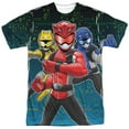 thumbnail image 1 of Power Rangers - Battle Stance - Short Sleeve Shirt - Medium, 1 of 2