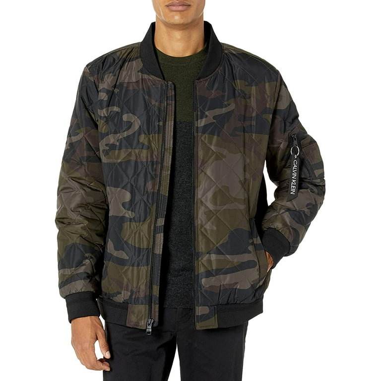 Calvin klein men's on sale flight bomber jacket
