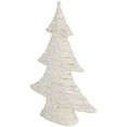 thumbnail image 3 of Northlight LED Lighted Glitter Christmas Tree - 18.5" - Cream - Warm White Lights, 3 of 6