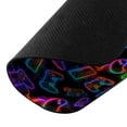 thumbnail image 3 of WIRESTER 8.66x7.08 in Rectangle Mouse Pad with Non-Slip Rubber Base for Computers, Laptop, Office & Home - Neon Game Controllers Pattern, 3 of 5