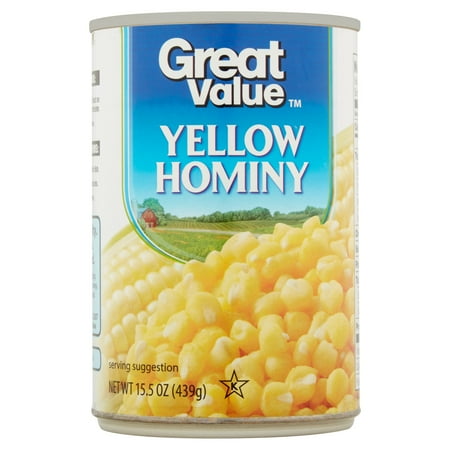 Wal - Mart Stores, Inc. Great Value Yellow Hominy, 15.5 oz