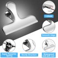 thumbnail image 5 of Chip Clips, 6 Pack Stainless Steel Chip Clips, Chip Clips Bag Clips Food Clips, Bag Clips for Food, Clips for Food Packages, Chip Bag Clips - Air Tight Seal, Heavy Duty Snack Clips, 5 of 6