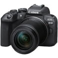 thumbnail image 2 of Canon EOS R10 Mirrorless Camera with 18-150mm Lens 5331C016 Sony 64GB TOUGH SD Card Filter Kit Wide Angle Lens Telephoto Lens Color Filter Kit Lens Hood Bag Charger International Model, 2 of 9