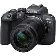 Canon EOS R10 Mirrorless Camera with RF-S 18-150mm Lens, 24.2MP APS-C, 4K Video + 4K Monitor & Bundle (International Model)