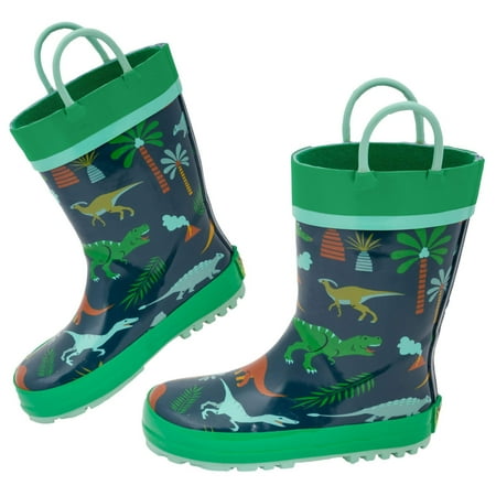 

Stephen Joseph Rain Boots Waterproof Rain Boots Removable insole Non-Slip Shoes Multi Dino