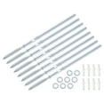 thumbnail image 1 of Soportes de estante flotante de metal de 8 piezas, soportes de estante ocultos de 8 x 200 mm (0.3 x 7.9 pulgadas), soportes de estante invisibles, 1 of 6