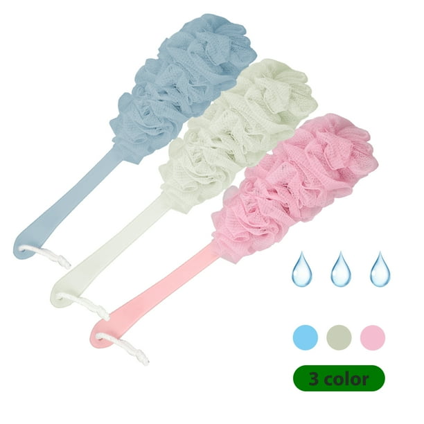 EEEkit Loofah Sponge Back Scrubber Mesh Brush/Body Back/Shower Brush Men & Women Long