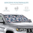 thumbnail image 2 of Bingfone Flowers Car Windshield Sunshade,Sun Foldable Sun Shield Sun Visor for Car - Small, 2 of 8